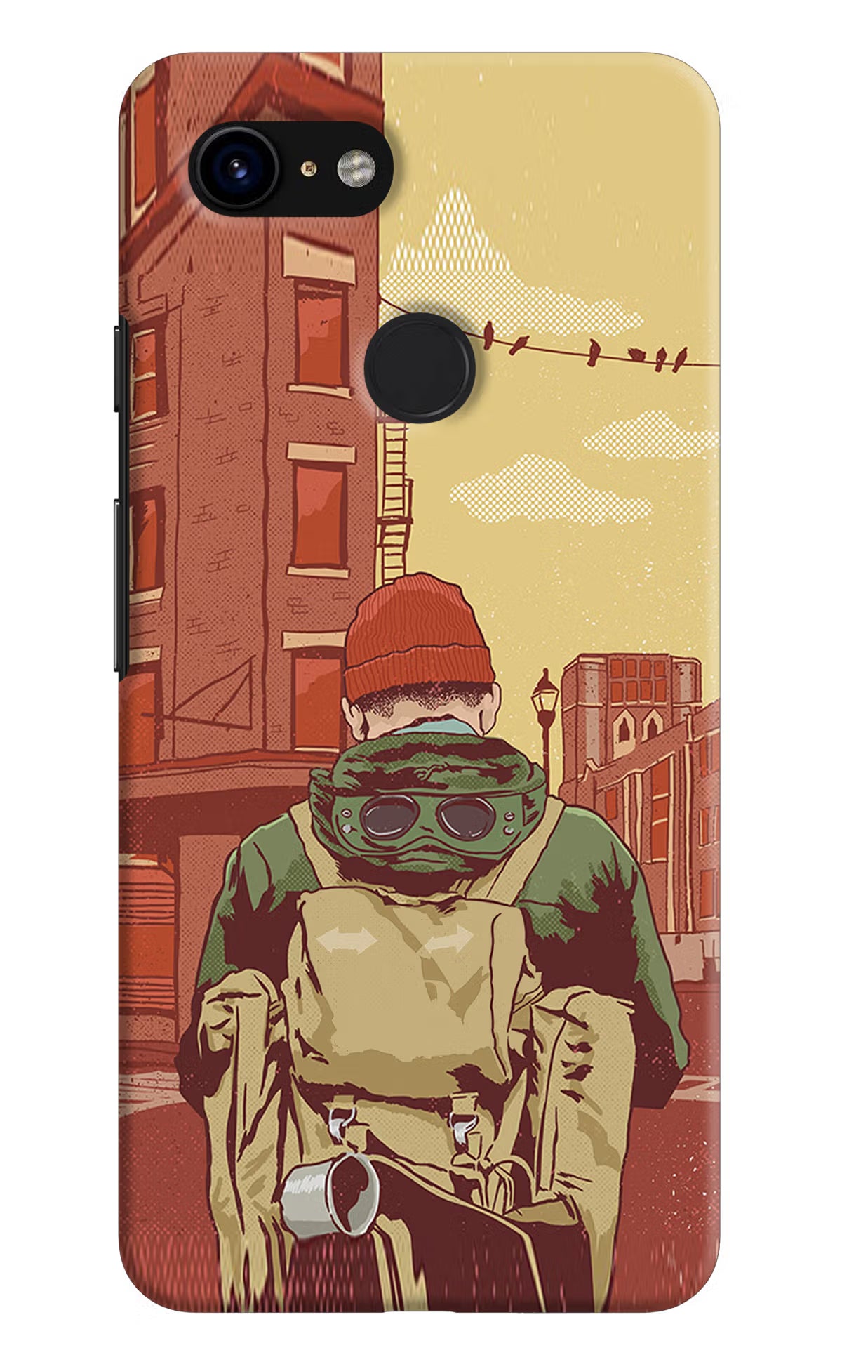 Adventurous Google Pixel 3 Hard Case Back Cover by Casekaro