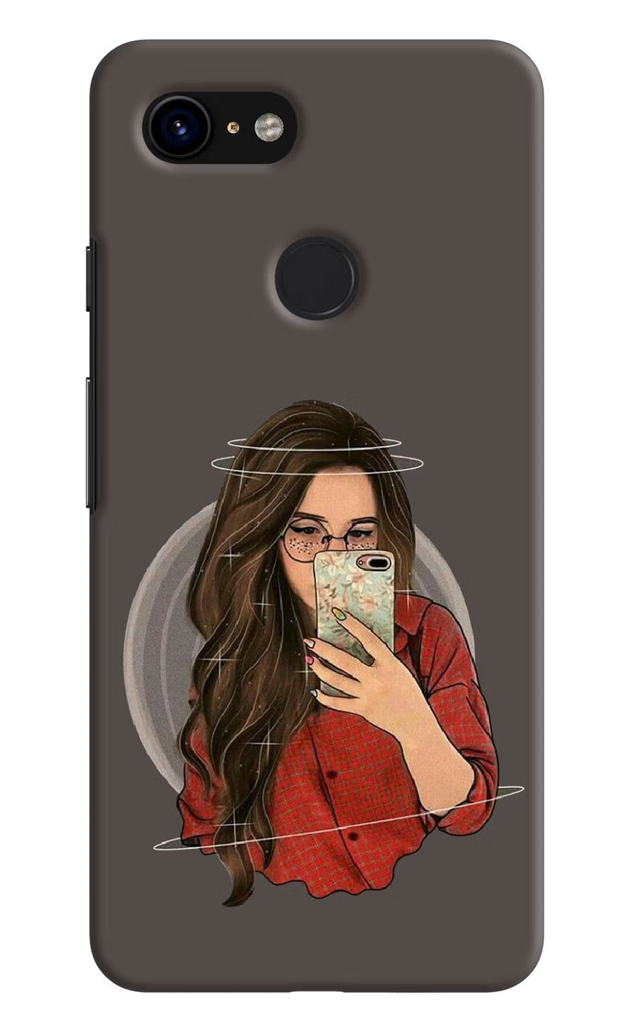 Selfie Queen Google Pixel 3 Back Cover, Hard case