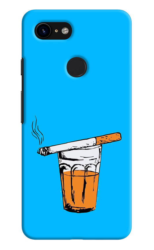 Chai Sutta Google Pixel 3 Hard Case Back Cover by Casekaro