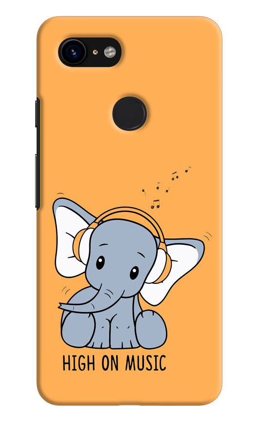 High On Music Google Pixel 3 Hard Case Back Cover by Casekaro