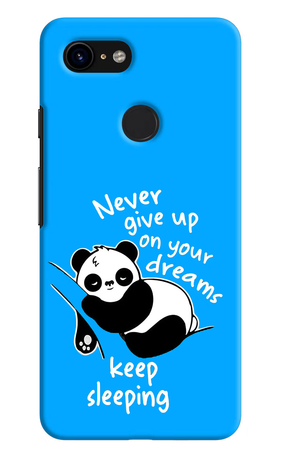 Keep Sleeping Google Pixel 3 Back Cover, Hard case