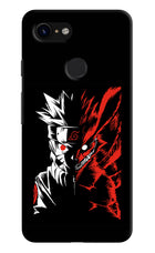 Naruto Two Face Google Pixel 3 Hard Case Back Cover by Casekaro