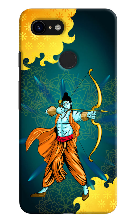 Lord Ram - 6 Google Pixel 3 Hard Case Back Cover by Casekaro