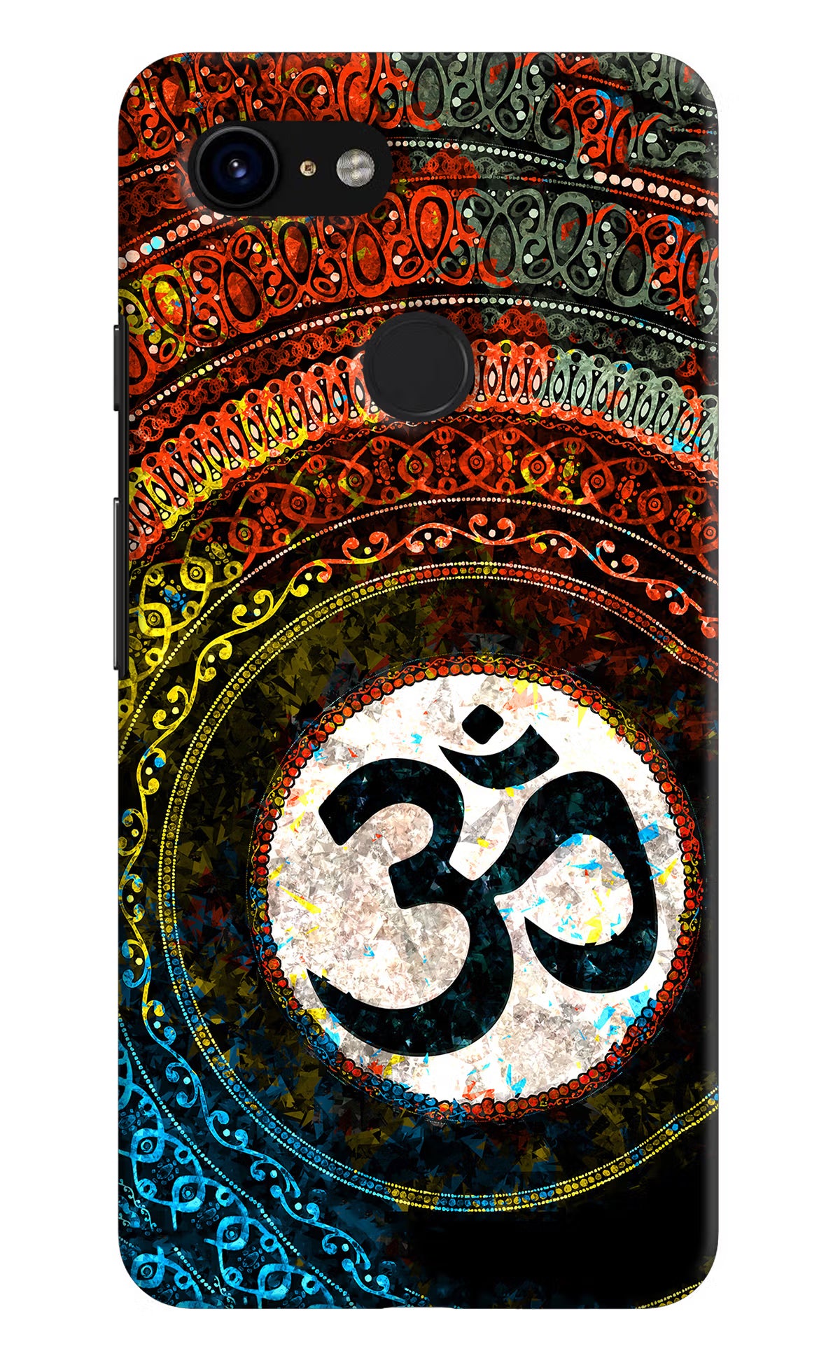 Om Cultural Google Pixel 3 Hard Case Back Cover by Casekaro