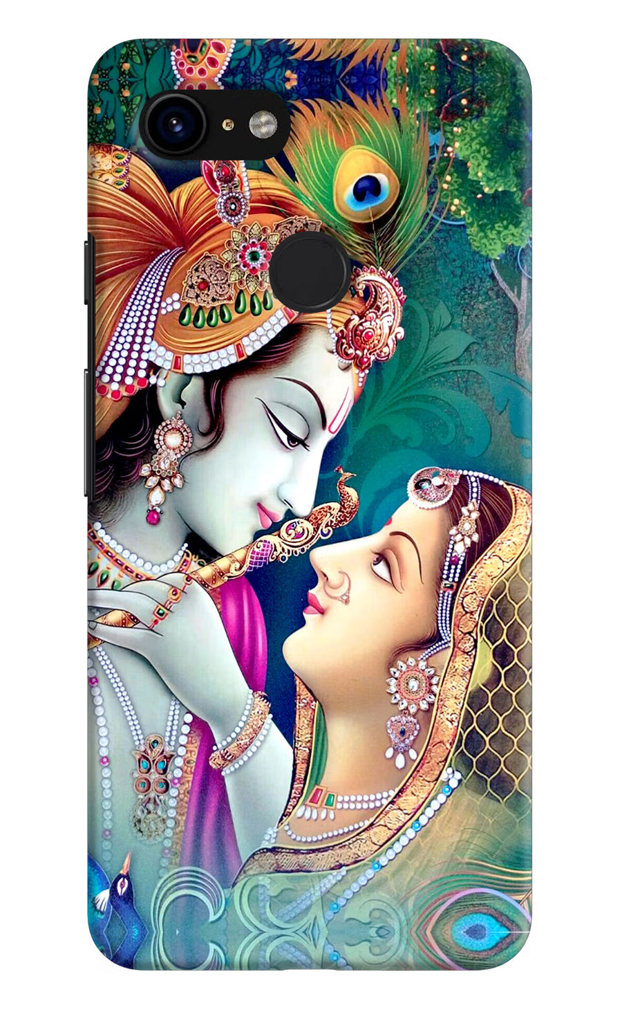 Lord Radha Krishna Google Pixel 3 Back Cover, Hard case