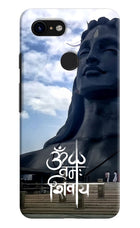 Om Namah Shivay Google Pixel 3 Hard Case Back Cover by Casekaro