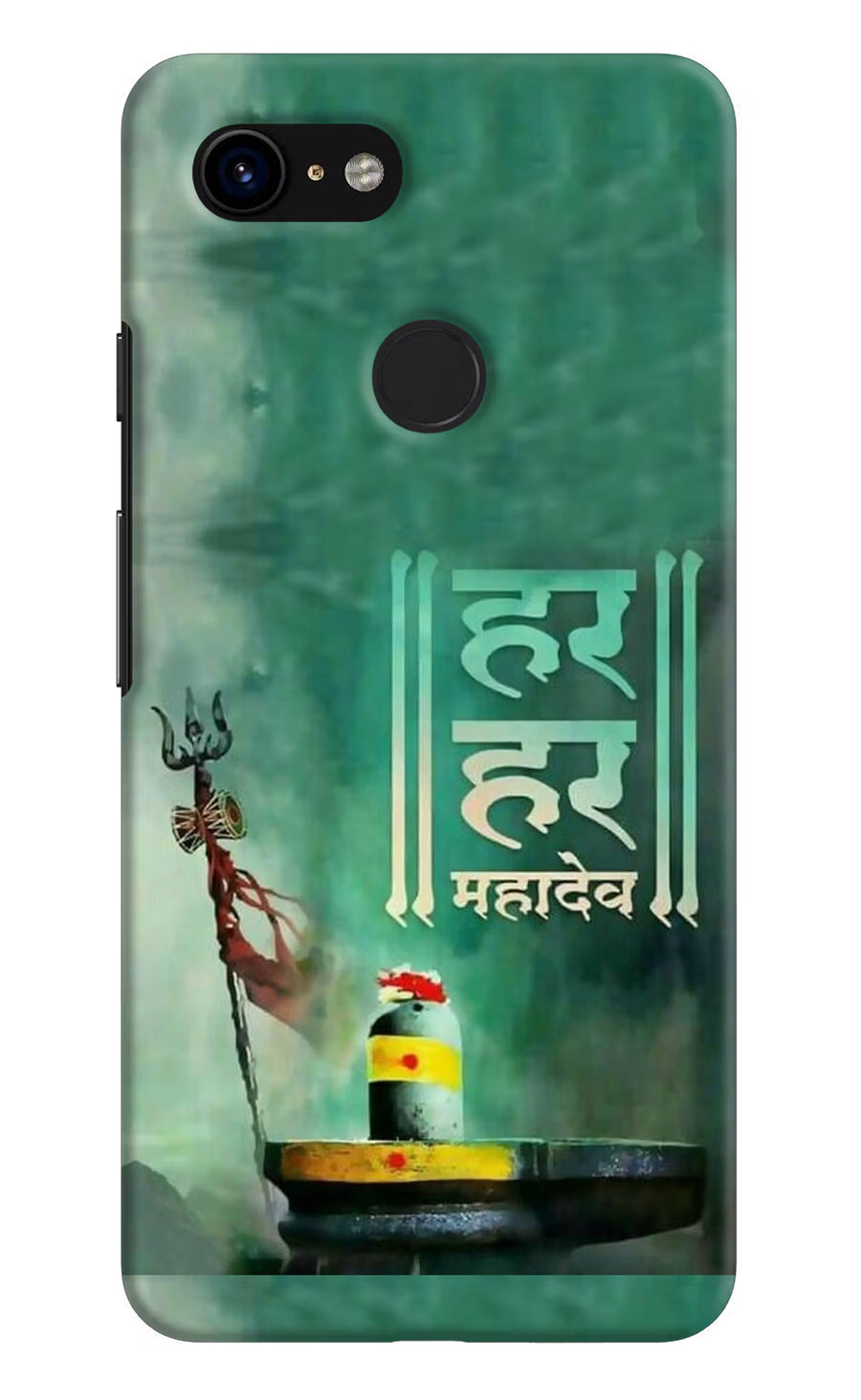 Har Har Mahadev Shivling Google Pixel 3 Back Cover, Hard case