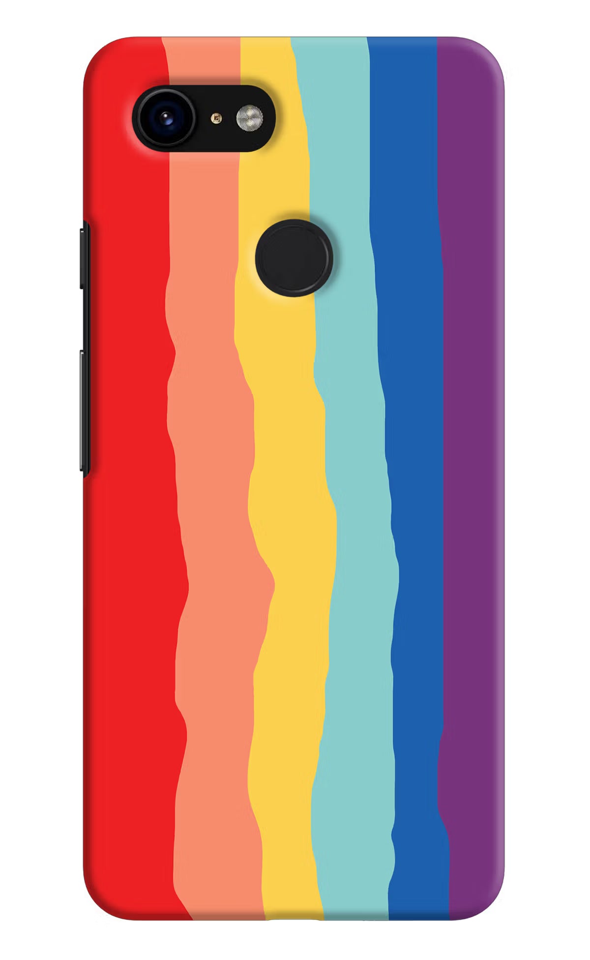 Rainbow Google Pixel 3 Hard Case Back Cover by Casekaro