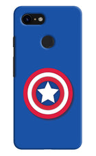 Shield Google Pixel 3 Hard Case Back Cover by Casekaro