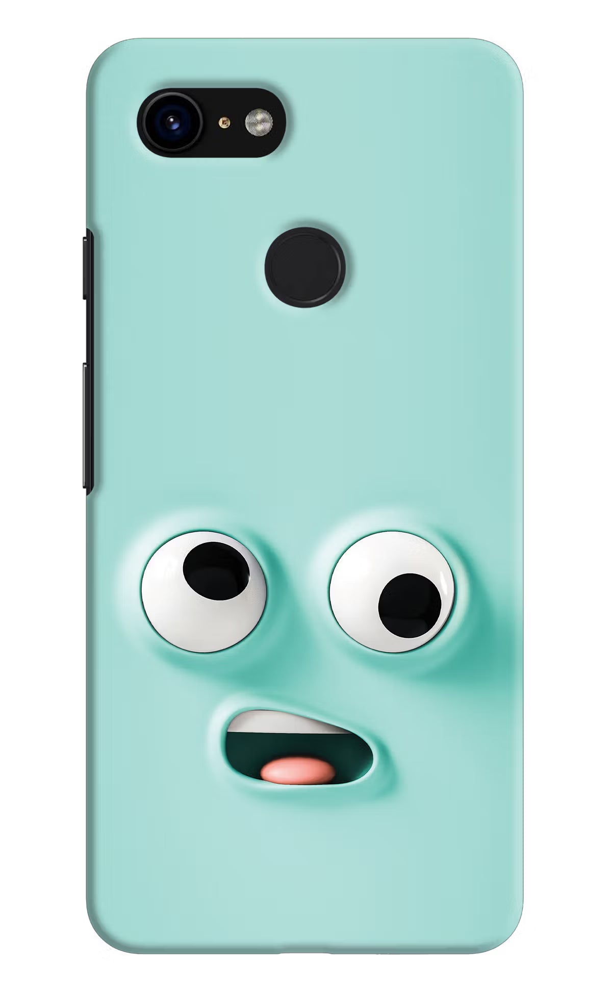 Funny Cartoon Google Pixel 3 Hard Case Back Cover by Casekaro