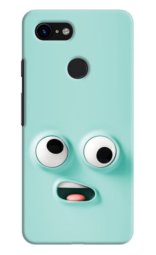 Funny Cartoon Google Pixel 3 Hard Case Back Cover by Casekaro