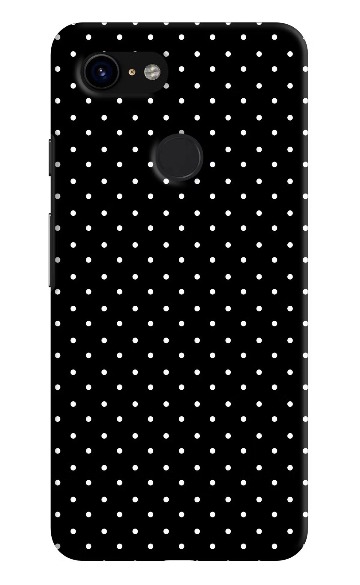 White Dots Google Pixel 3 Hard Case Back Cover by Casekaro