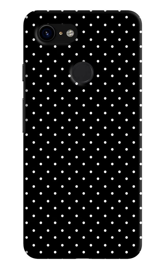 White Dots Google Pixel 3 Hard Case Back Cover by Casekaro