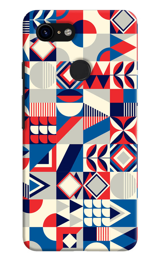 Colorful Pattern Google Pixel 3 Hard Case Back Cover by Casekaro