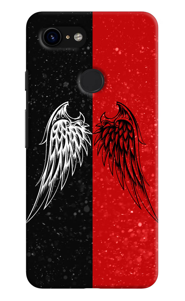 Wings Google Pixel 3 Hard Case Back Cover by Casekaro