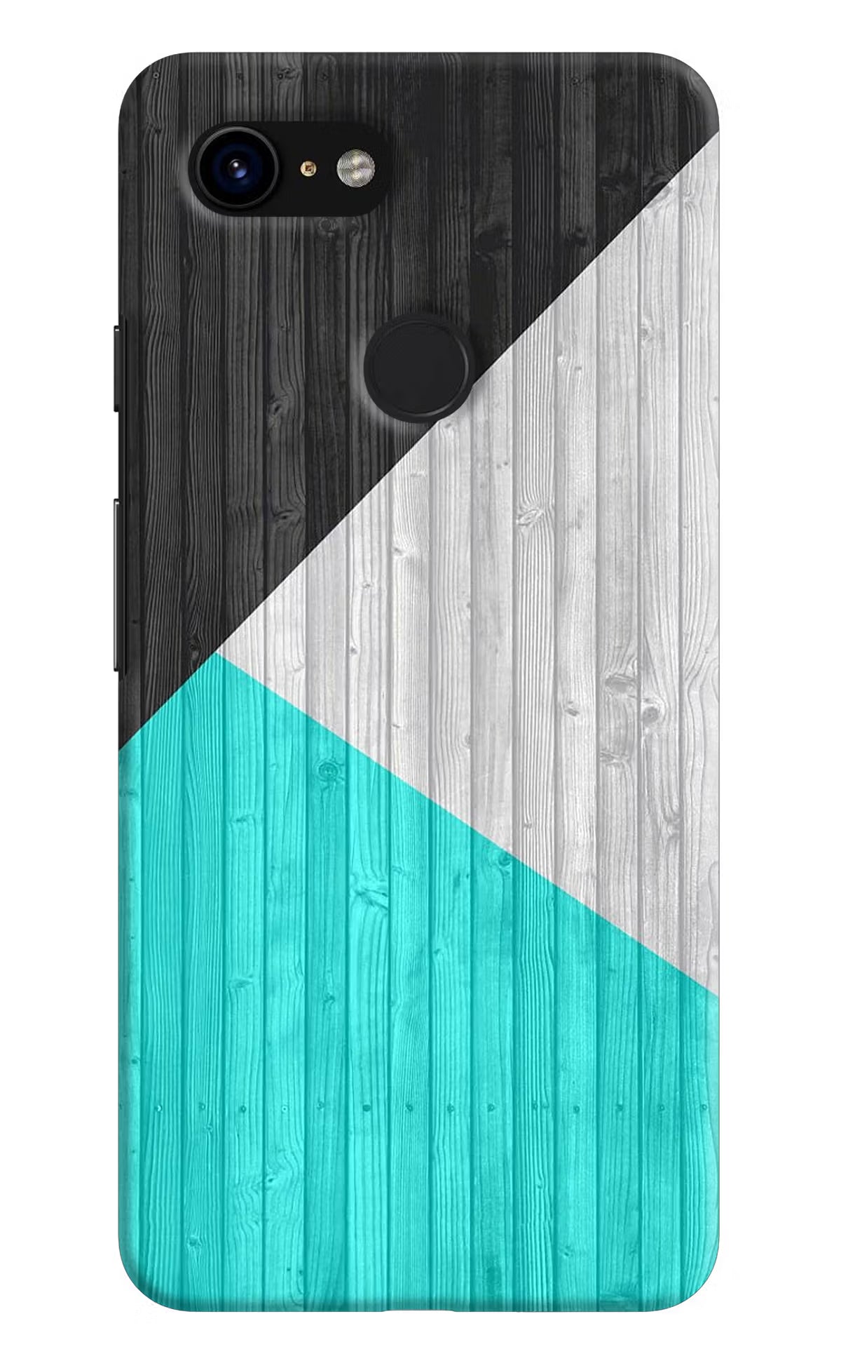 Wooden Abstract Google Pixel 3 Hard Case Back Cover by Casekaro