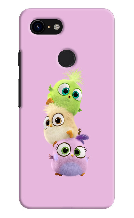 Cute Little Birds Google Pixel 3 Hard Case Back Cover by Casekaro