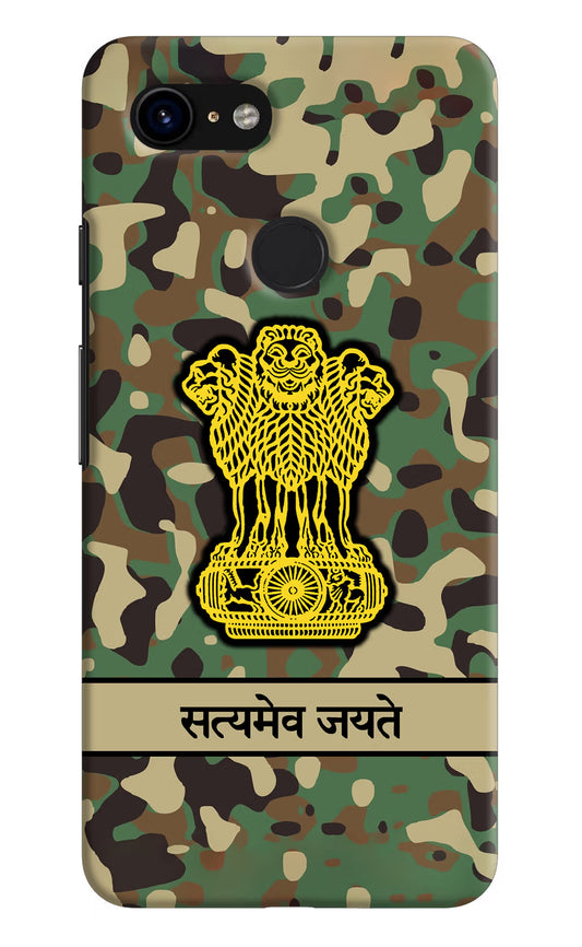 Satyamev Jayate Army Google Pixel 3 Hard Case Back Cover by Casekaro
