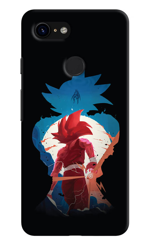 Goku Google Pixel 3 Hard Case Back Cover by Casekaro