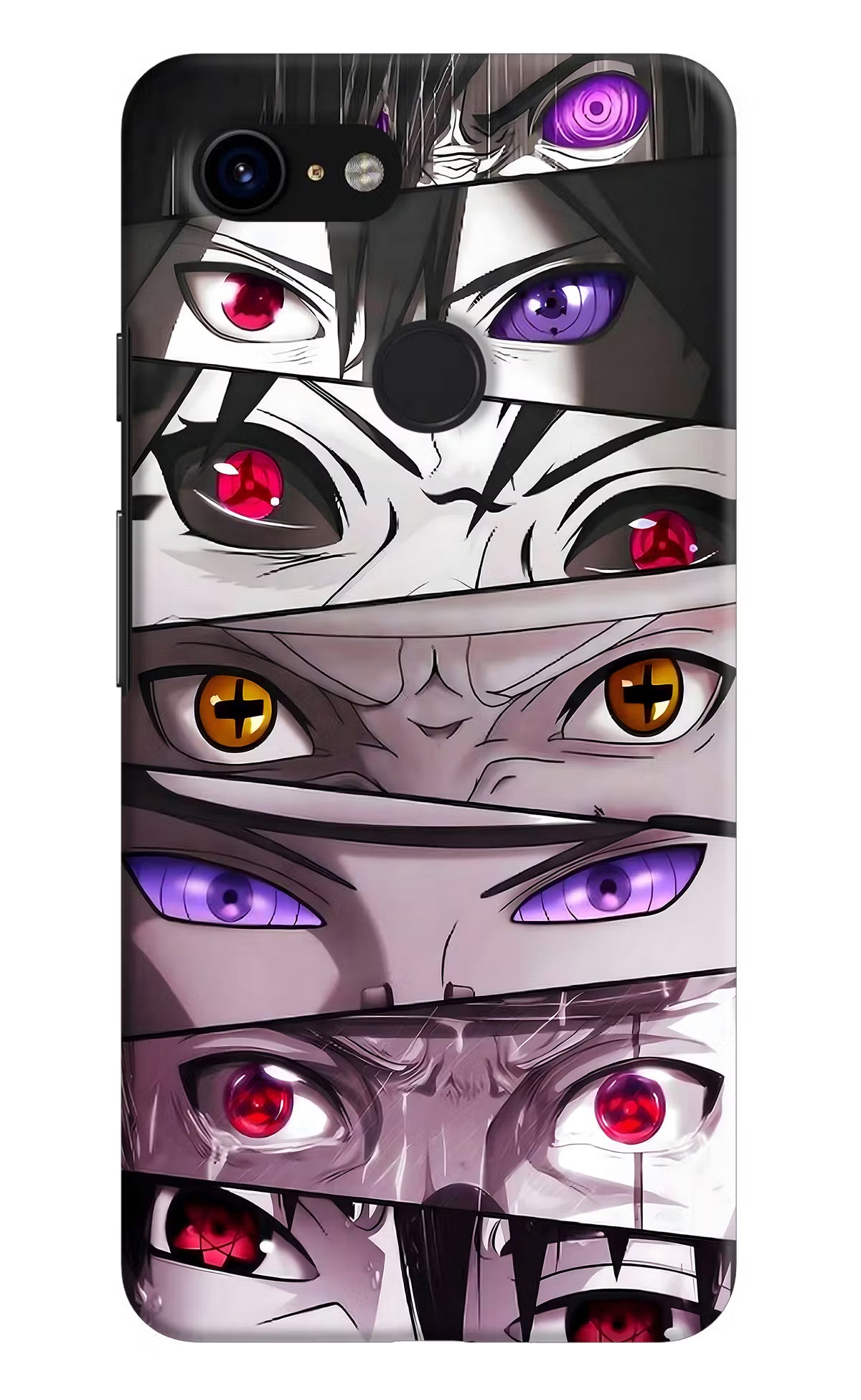 Naruto Anime Google Pixel 3 Hard Case Back Cover by Casekaro