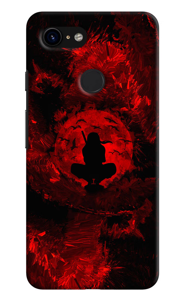 Itachi Uchiha Google Pixel 3 Hard Case Back Cover by Casekaro