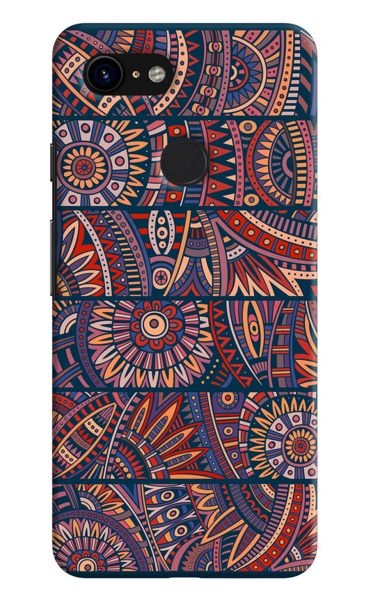 African Culture Design Google Pixel 3 Hard Case Back Cover by Casekaro