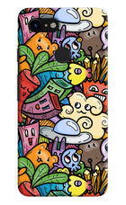 Veggie Doodle Google Pixel 3 Hard Case Back Cover by Casekaro