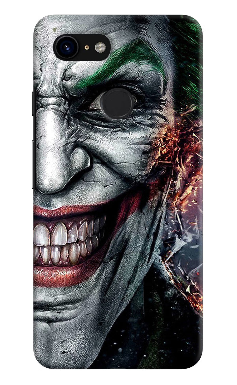 Joker Cam Google Pixel 3 Back Cover, Hard case