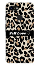Leopard Print Self Love Google Pixel 3 Hard Case Back Cover by Casekaro