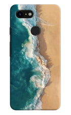 Ocean Beach Google Pixel 3 Hard Case Back Cover by Casekaro