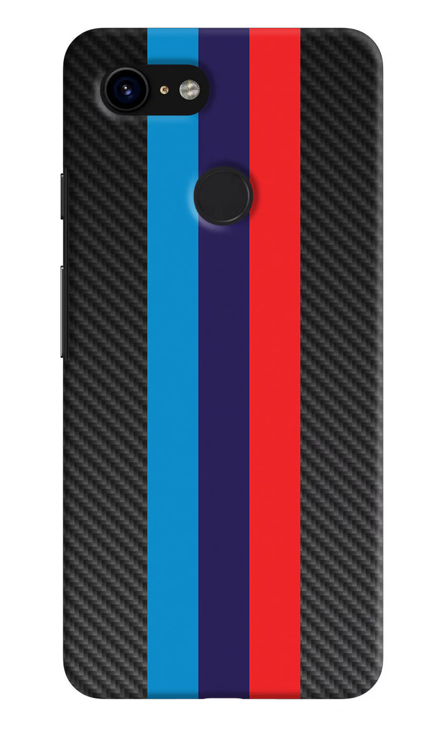 BMW Stripes Pattern Google Pixel 3 Back Cover, Hard case