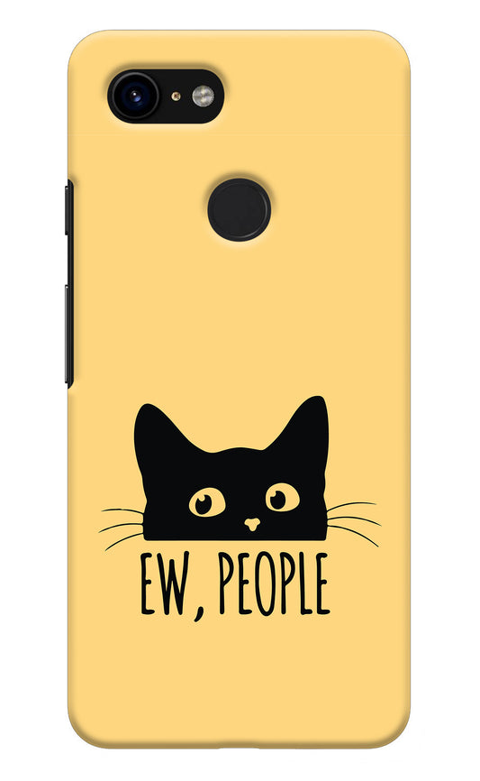 Ew People Catitude Google Pixel 3 Back Cover