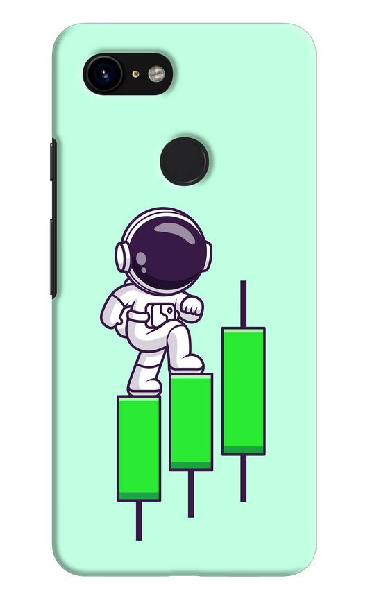 Astronaut Trader Google Pixel 3 Hard Case Back Cover by Casekaro