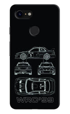 WRC'99 Google Pixel 3 Hard Case Back Cover by Casekaro