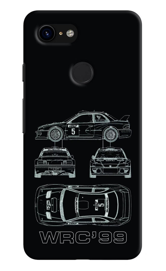 WRC'99 Google Pixel 3 Hard Case Back Cover by Casekaro