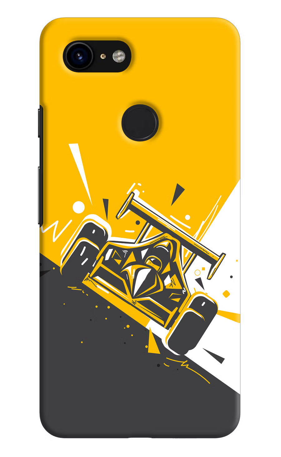 Track King Google Pixel 3 Back Cover, Hard case
