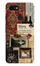 Libra Zodiac Google Pixel 3 Hard Case Back Cover by Casekaro