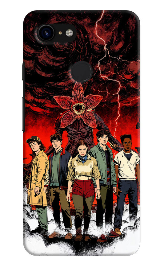 Ordinary Things Characters Google Pixel 3 Hard Case Back Cover by Casekaro