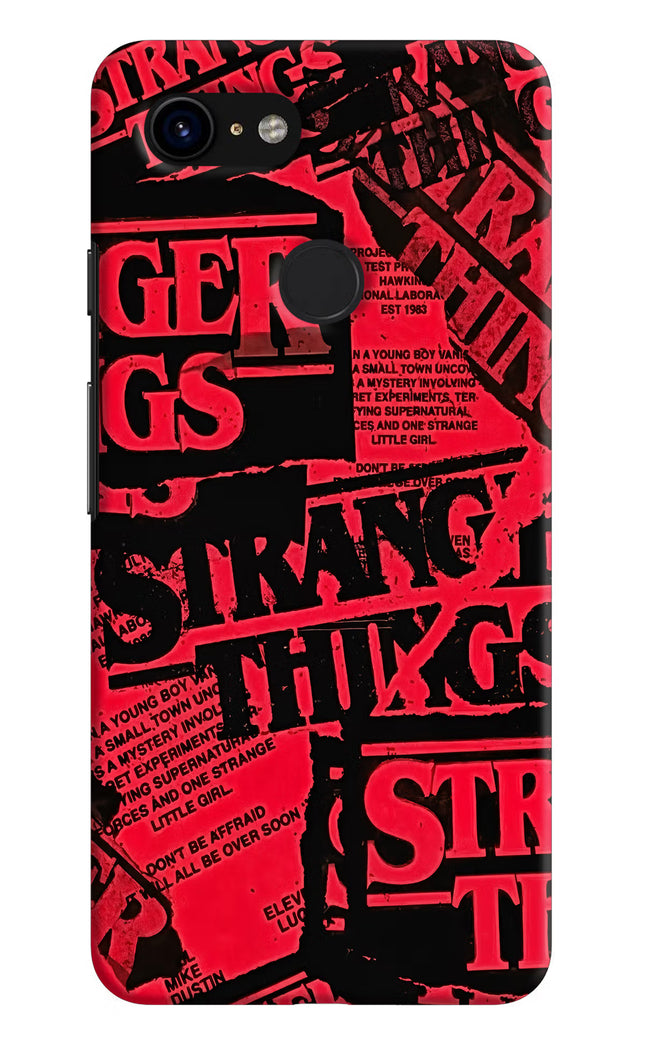 Ordinary Things Google Pixel 3 Hard Case Back Cover by Casekaro