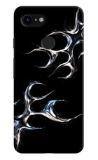 Chrome Tribal Google Pixel 3 Hard Case Back Cover by Casekaro