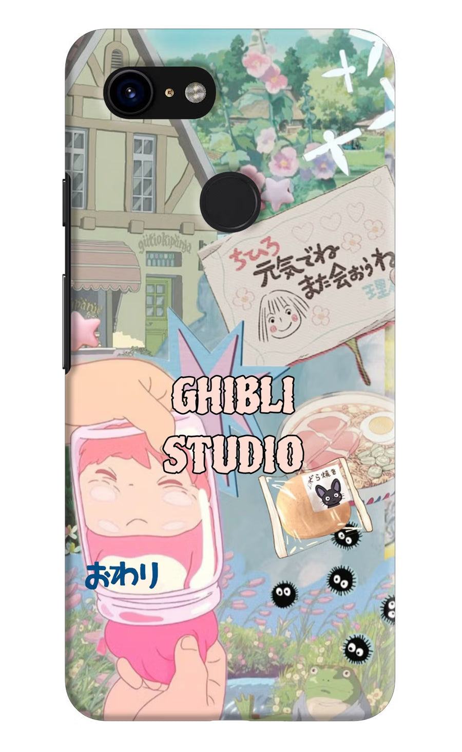 Studio Ghibli Google Pixel 3 Back Cover, Hard case