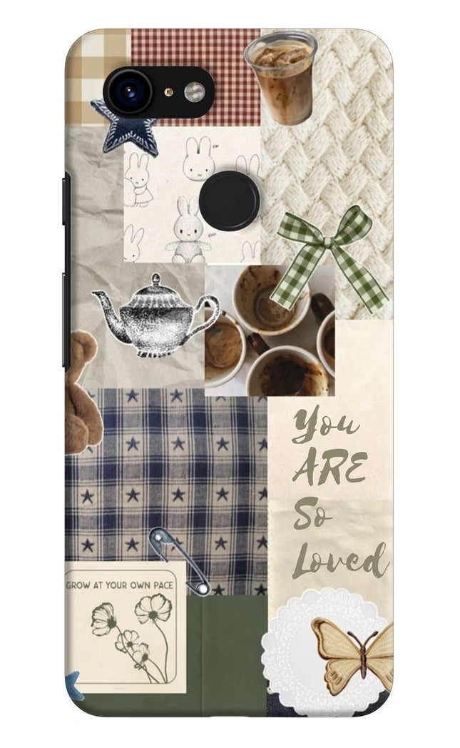Cookie Google Pixel 3 Hard Case Back Cover by Casekaro