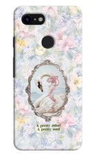 Pretty Mind Pretty Soul Google Pixel 3 Hard Case Back Cover by Casekaro