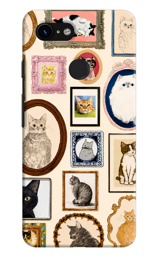 Mirror Cats Google Pixel 3 Hard Case Back Cover by Casekaro