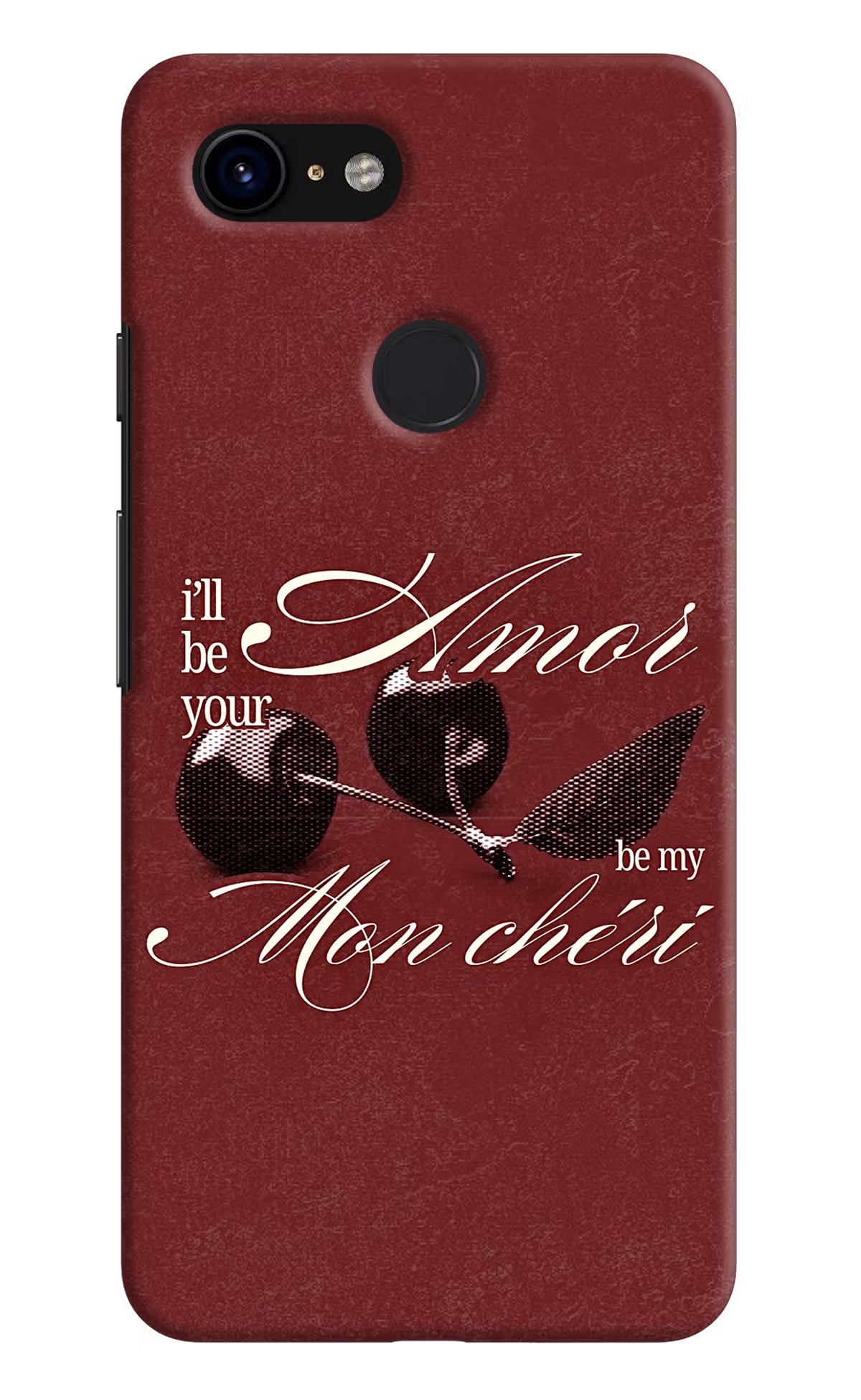 Velvet Cherry Google Pixel 3 Back Cover