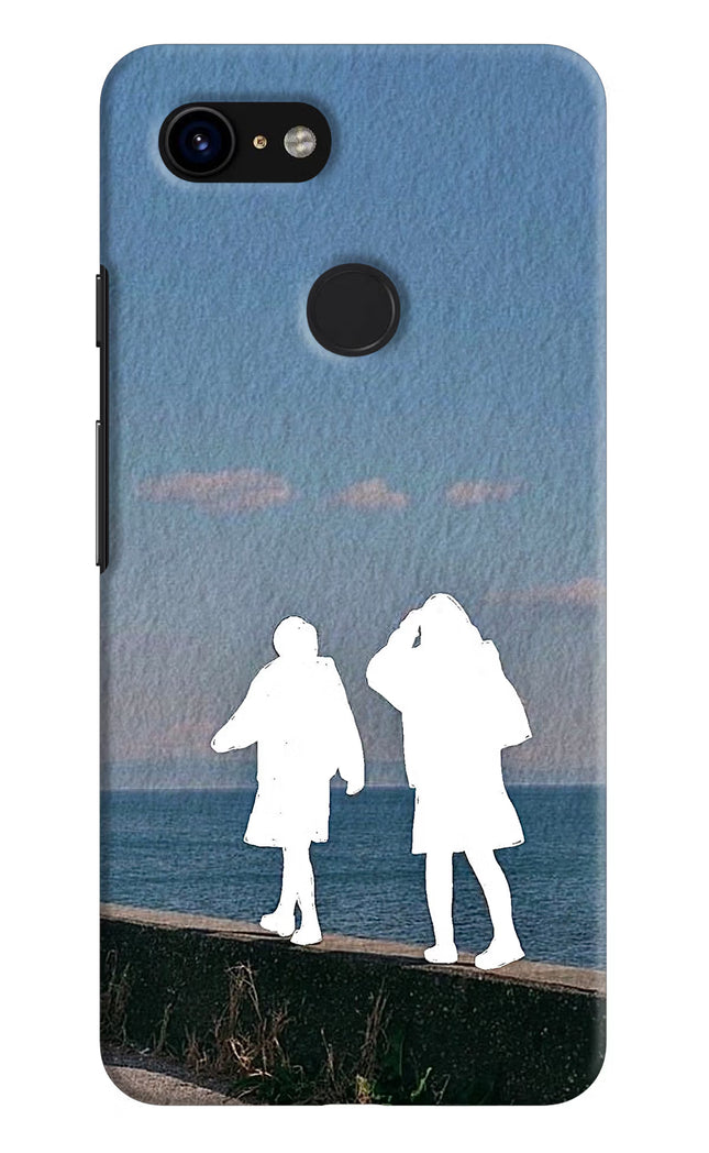 Coastal Dream Google Pixel 3 Hard Case Back Cover by Casekaro