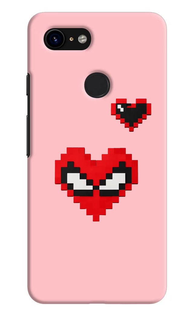 Gwen Heart Google Pixel 3 Hard Case Back Cover by Casekaro