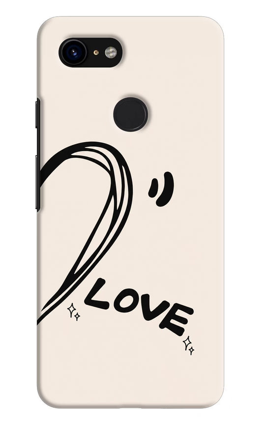 Soul Line Google Pixel 3 Hard Case Back Cover by Casekaro
