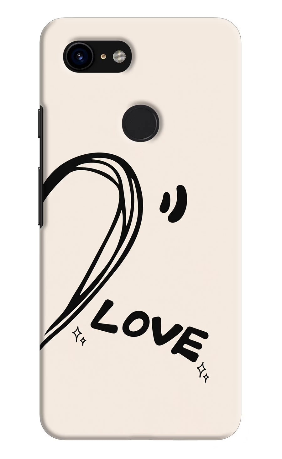 Soul Line Google Pixel 3 Back Cover, Hard case