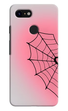 Pink Web Google Pixel 3 Hard Case Back Cover by Casekaro
